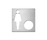 Pictogram, stainless steel/ screw fittin | Serafini