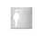 Pictogram, stainless steel/ screw fittin | Serafini