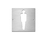 Pictogram, stainless steel/ screw fittin | Serafini