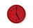 Alu Alu wall clock | Lampert, Richard