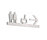 Typo Pictogram inox adhesive | Planning Sisplamo