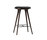 Stool - Dark stained hardwood | mater