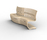 Multi C Bench | Green Furniture Sweden