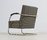 1930s tubular steel armchair with Art Deco fabric | ZEITLOS – BERLIN