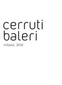 Cerruti Baleri Catalogo 2010