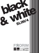 Floor Gres Black and White Slim/4