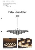 Freedom Of Creation Palm Chandelier