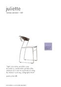Cerruti Baleri Juliette data sheet
