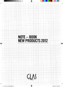 Glas Italia NOTE - BOOK NEW PRODUCTS 2012