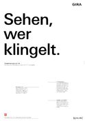 Gira Sehen wer klingelt
