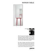 Porro mirror table