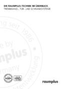 raumplus raumplus Technik im Überblick 2012