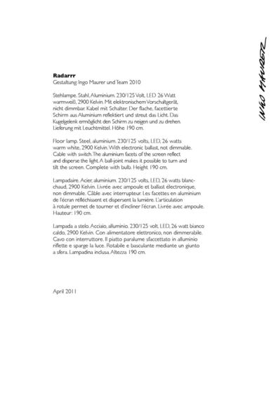 Ingo Maurer-Radarrr-1