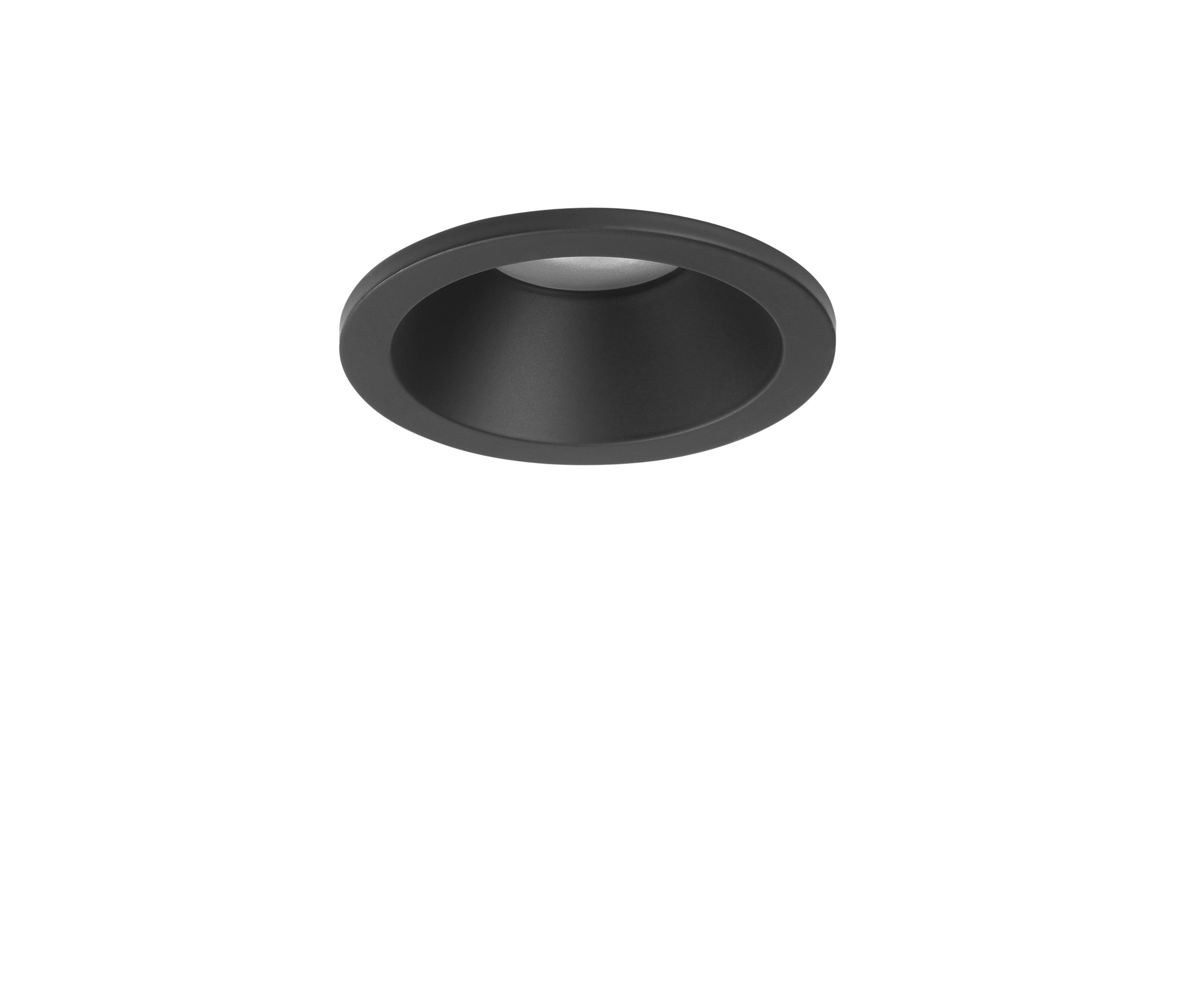 Minima Round Fixed IP65 Matt Black Architonic