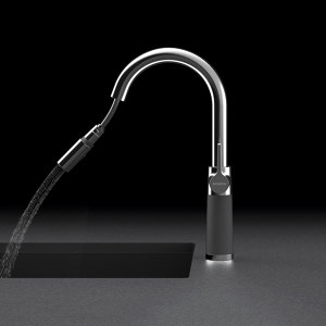 KITCHEN TAPS - PULL-OUT VERSION WITH SPRAY FUNCTION