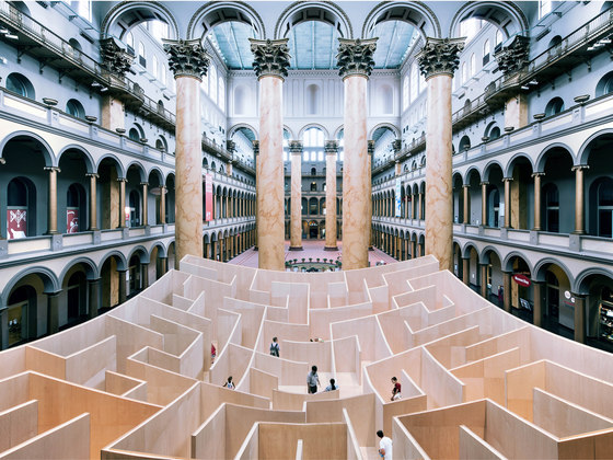 Maze At The National Building Museum by BIG / Bjarke Ingels Group | Installations