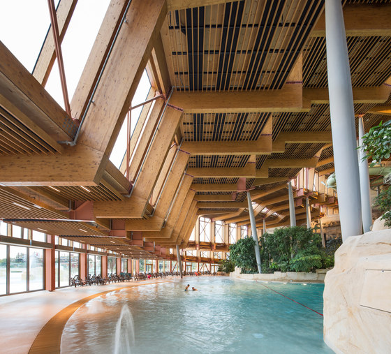Water Park Aqualagon | Indoor swimming pools | Jacques Ferrier Architecture