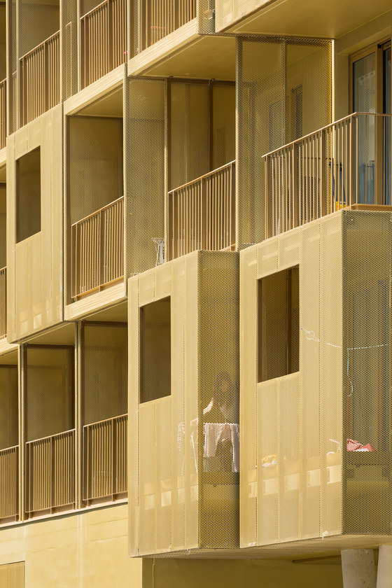 Golden Cube von Hamonic+Masson & Associés | Mehrfamilienhäuser