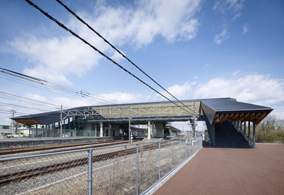 Hoshakuji Station by Kengo Kuma | Infrastructure buildings