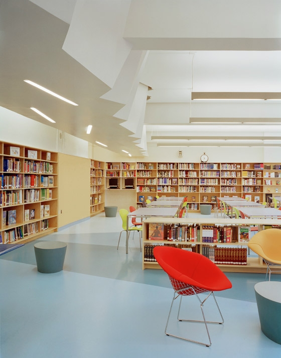 A. E. Smith High School Library by Atelier Pagnamenta Torriani | Museums