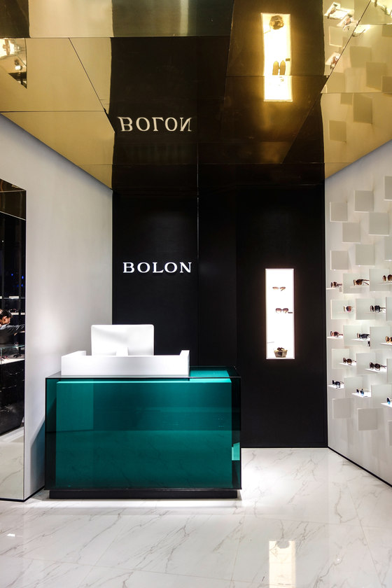 Bolon Eyewear | Shop interiors | pfarré lighting design