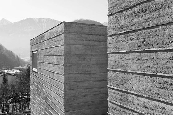 Rammed earth house, Rauch family home by Boltshauser Architekten