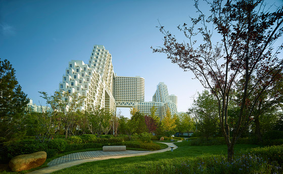 Habitat Qinhuangdao by Safdie Architects | Apartment blocks