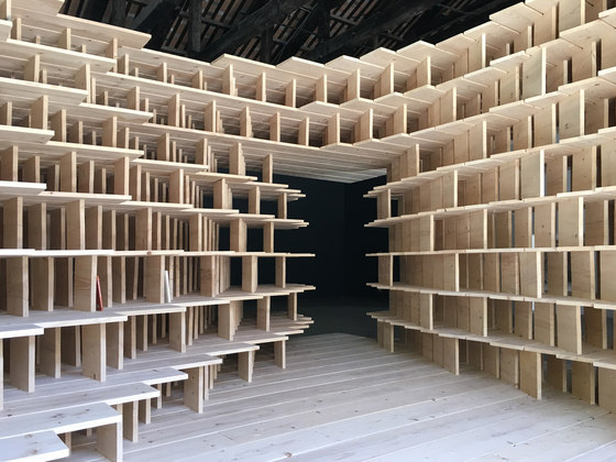 Pavilion of Slovenia - Home at Arsenale by dekleva  gregoric arhitekti | Temporary structures