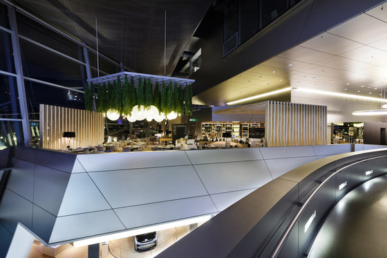 Käfer Restaurant BAVARIE in der BMW Welt by Zeitraum | Manufacturer references