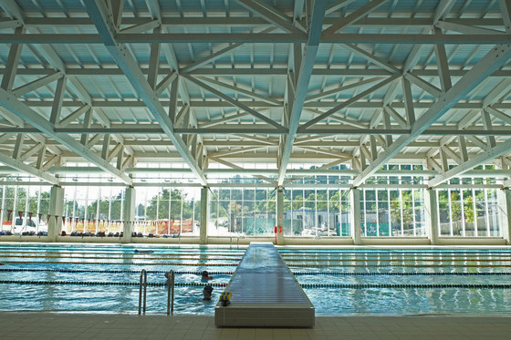 New Swimming Stadium at the Parco della Gioventù Sports Complex by Casalgrande Padana | Manufacturer references