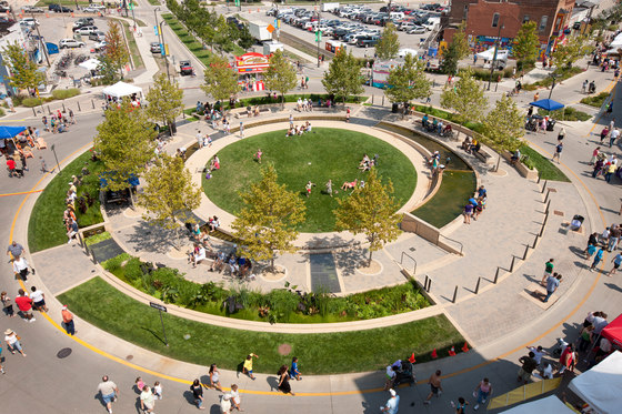 The Circle, Uptown Normal | Parks | Hoerr Schaudt Landscape Architects