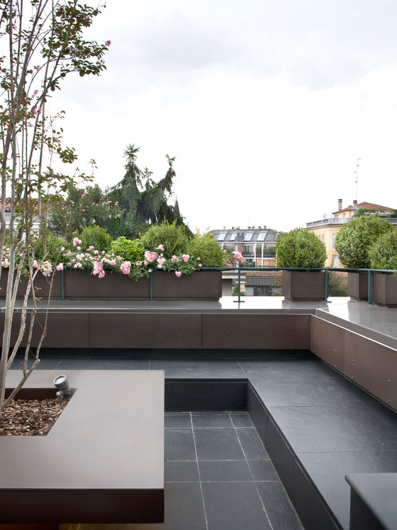 Private terrace (Milan) | Manufacturer references | De Castelli