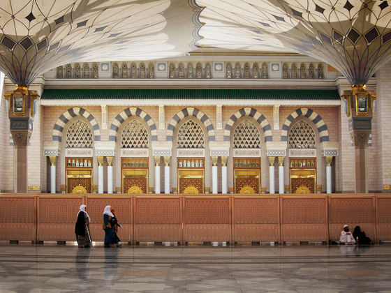 250 sun shades for pilgrims in Medina | Riferimenti di produttori | Sefar