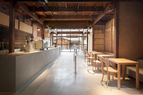Blue Bottle Coffee Kyoto Cafe | Café interiors | Schemata Architects