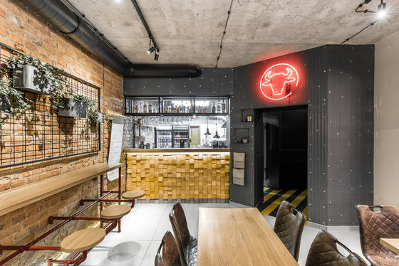 Bistro Rusztowanie | Café interiors | mode:lina architekci
