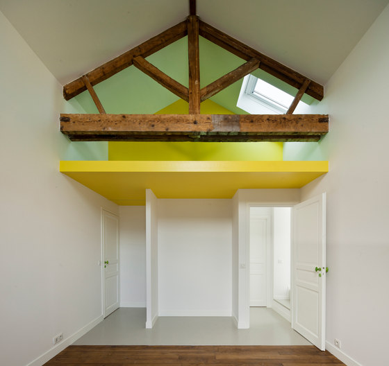 Cello room & Parking / Extension to a house in Chaville | Semi-detached houses | CUT Architectures