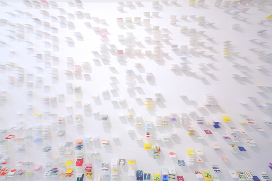 Forest of Business cards by Moriyuki Ochiai Architects | Installations
