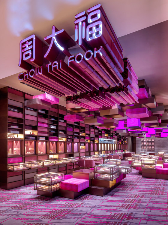 Yoho Mall Chow Tai Fook Experience Shop | Shop interiors | One Plus Partnership