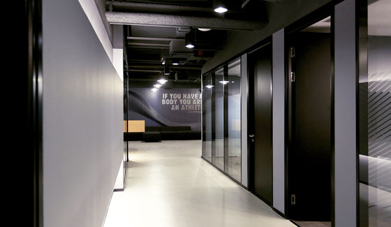 Brand installations for Nike office in Beijing | Office facilities | Johannes Torpe Studios