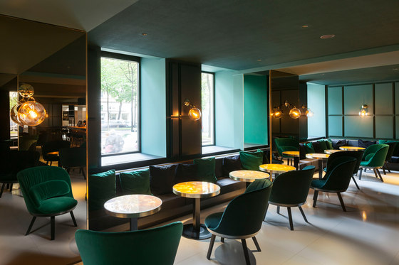 Restaurant, Bar & Waiting Area | Le Meridien Vienna von FREIFRAU MANUFAKTUR | Herstellerreferenzen