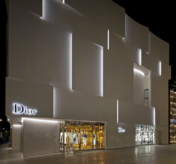 Dior Miami Boutique  Facade Lighting  Metis Lighting