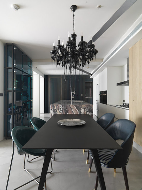 V Apartment By Ganna Design Living Space, Amish Made Dining Room Sets New Taipei City
