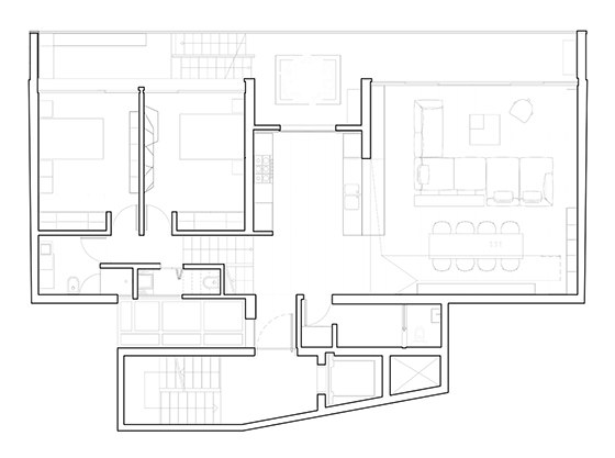 Sursock Apartment by platau | Living space