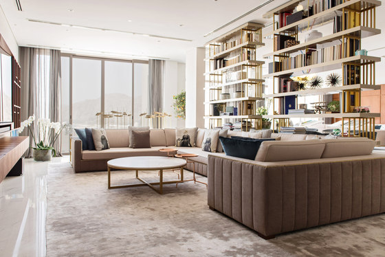 Villa Bar Al Jissah by Sneha Divias Atelier | Living space