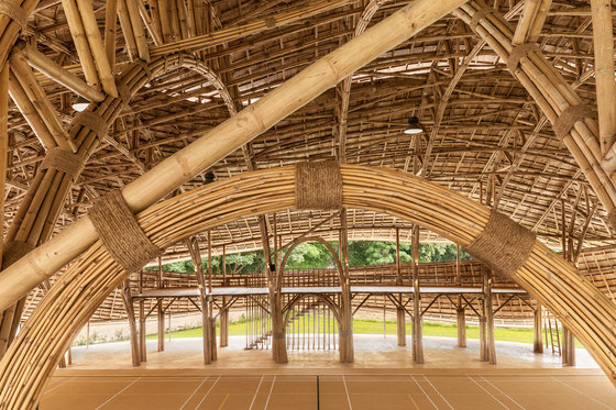 Bamboo Sports Hall for Panyaden International School | Sports halls | Chiangmai Life Architects