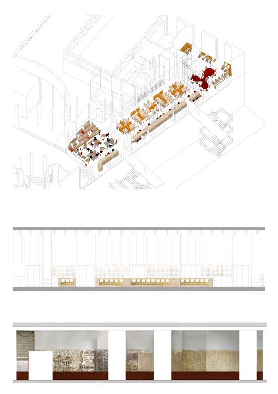 Les Grands Verres de Lina Ghotmeh Architecture | Intérieurs de restaurant