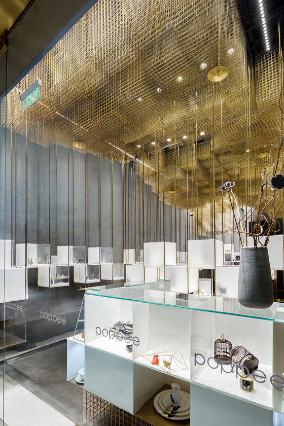 The Designers` Brands Collection Store Under the Golden Cloud | Shop interiors | Atelier Tree