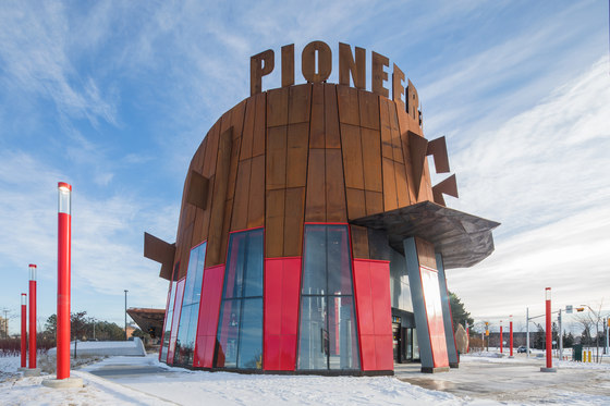 Pioneer Village by aLL Design | Railway stations