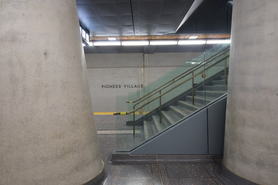 Pioneer Village by aLL Design | Railway stations