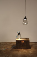 Friday // Suspension - Table lamp // Tinted glass and aluminum | Short runs | Reinhard Dienes